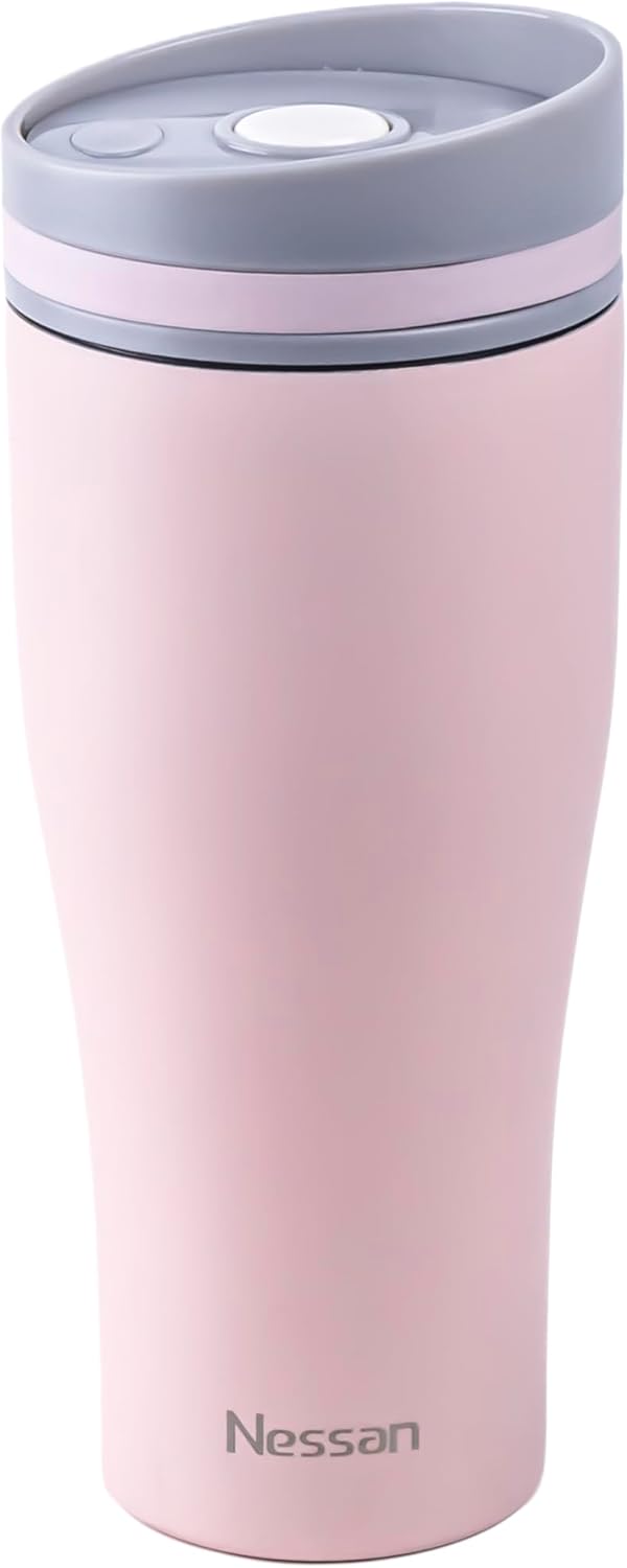 Nessan Travel Mug, Pink, 360 ml