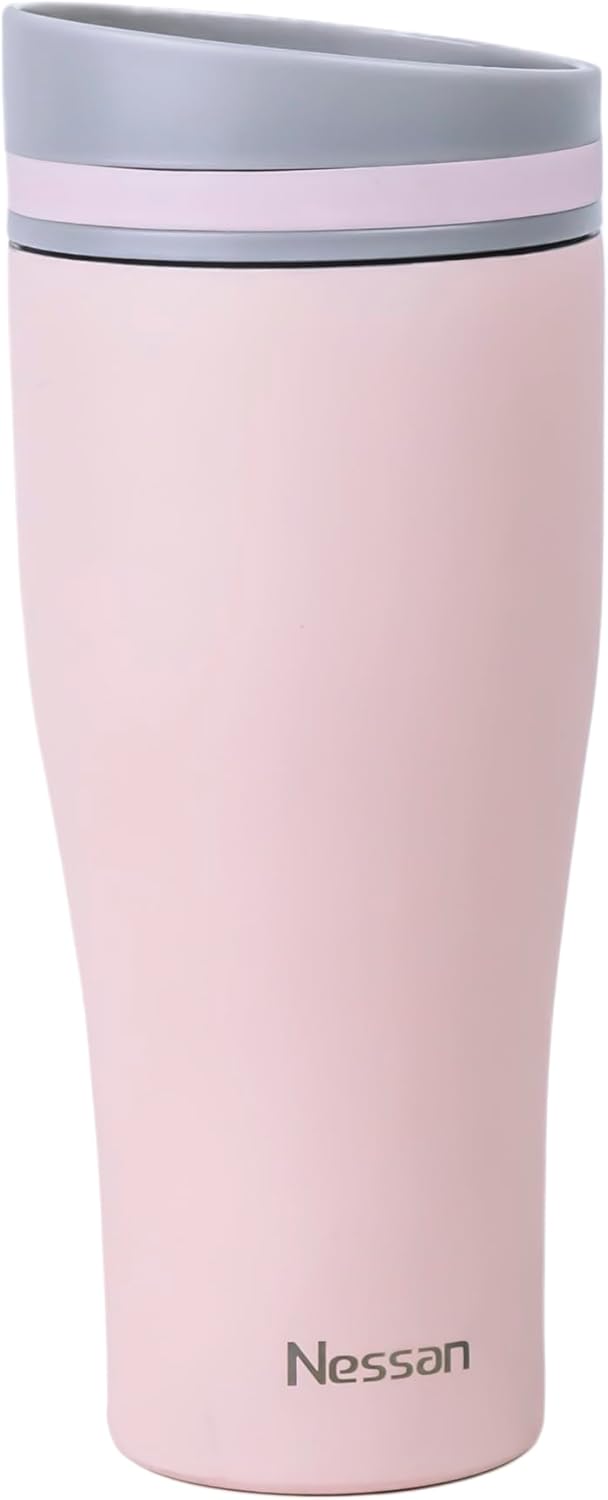 Nessan Travel Mug, Pink, 360 ml - Image 2