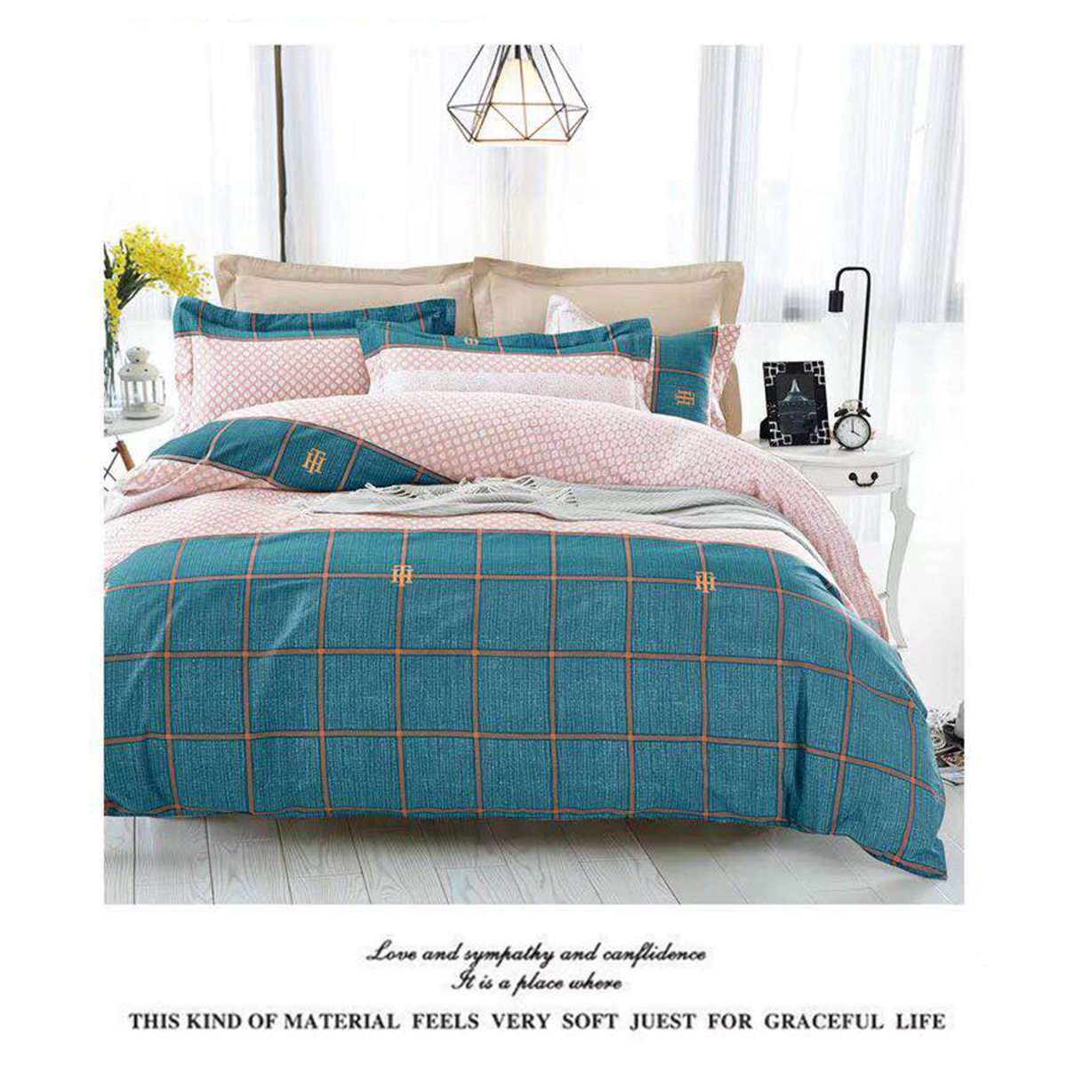 6 Pcs Bedding Set -Lencho 1130