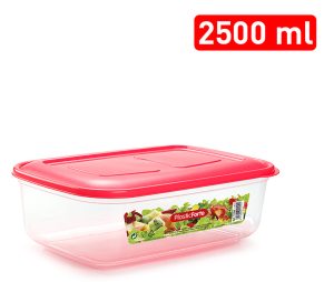 Plastic Forte Hermetic Classic Food Container, 2500ml