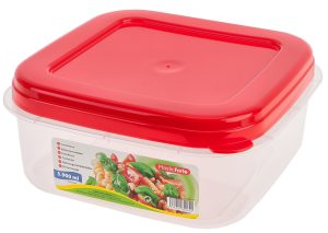 Plastic Forte Square Food Container, 3900ml