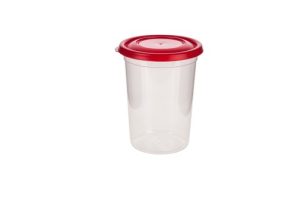 Plastic Forte Round Hermetic Food Container, 800ml