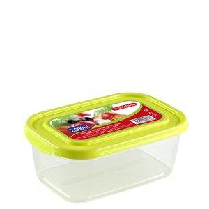 Plastic Forte Rectangle Food Container, 2000ml