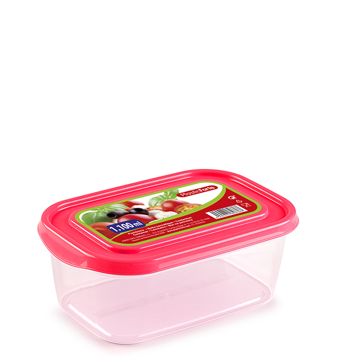 Plastic Forte Rectangle Food Container, 1100ml - Image 4
