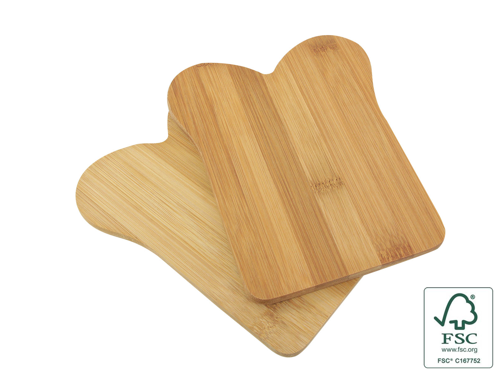 Hit Bamboo Bread Cutting Board (S/2 Fsc 100% Cu-Coc-880125)