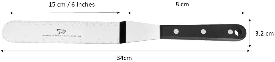 Tala Spreader Stainless Steel Spatula Angled Blade, Silver - Image 3