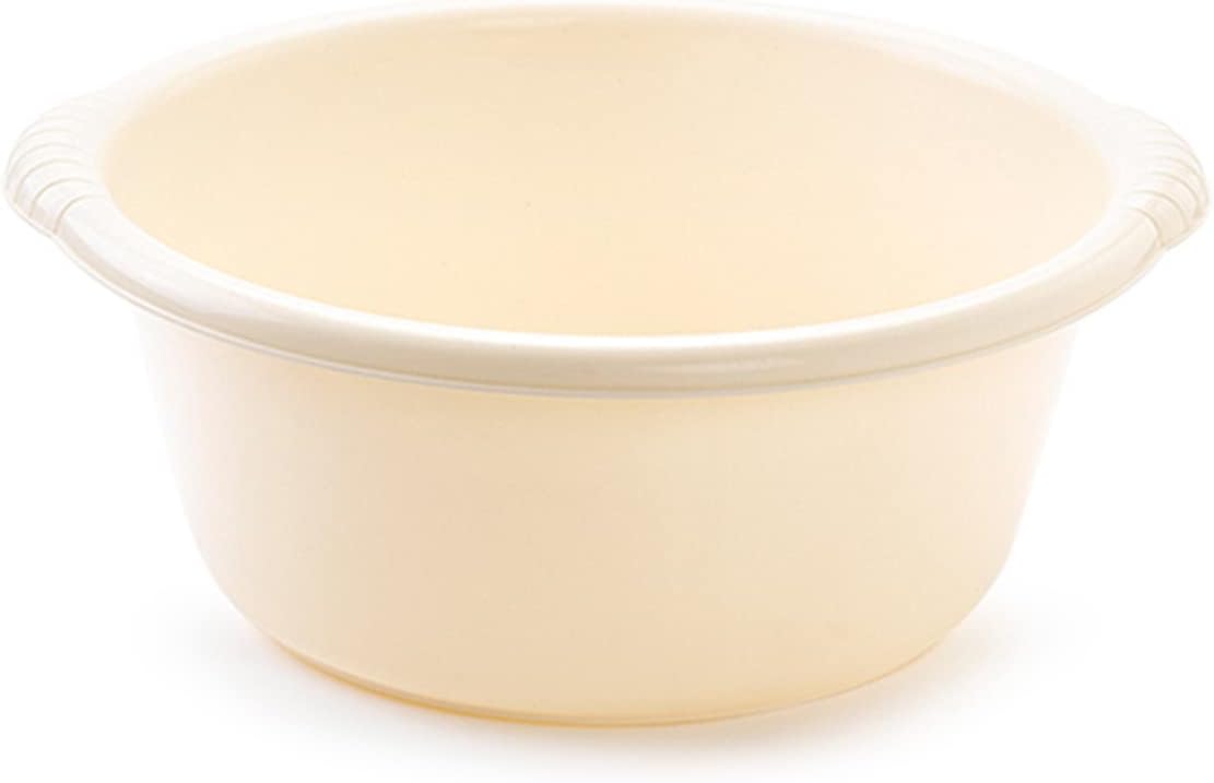 Plastic Forte Round Wash Tub, 15 Liters, Assorted Elegance