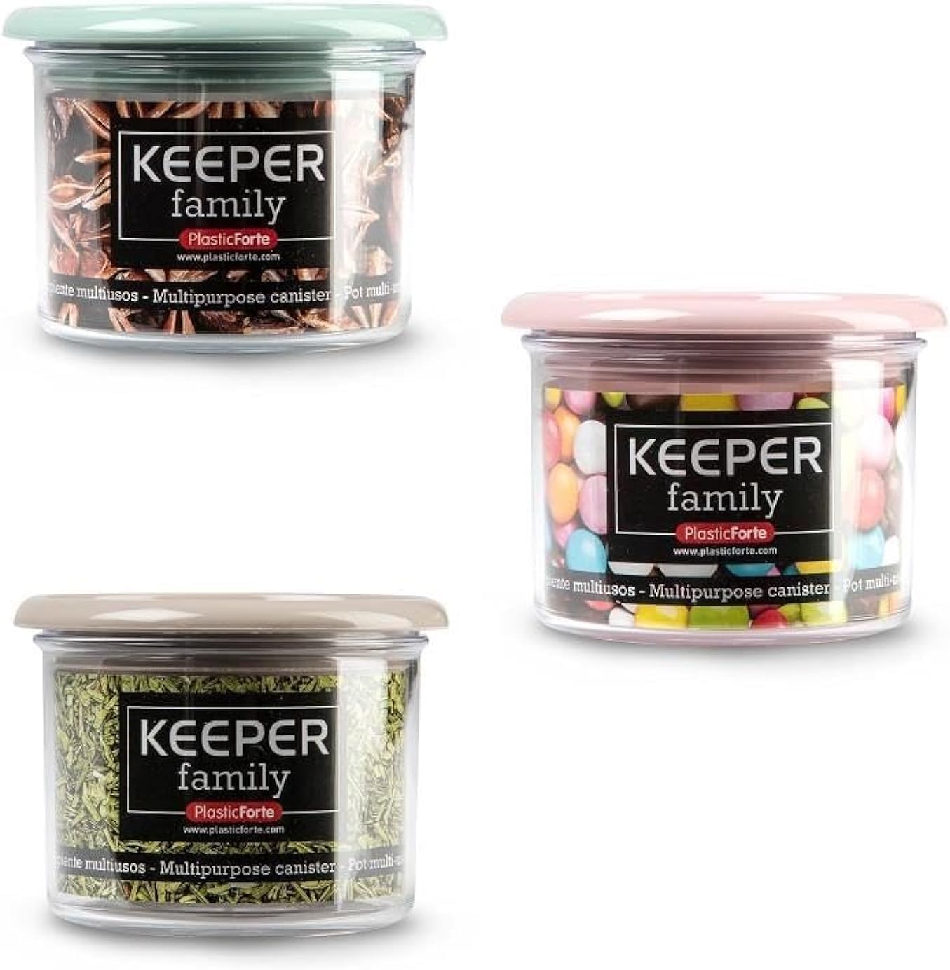 Plastic Forte Multipurpose Canister, 160 ml
