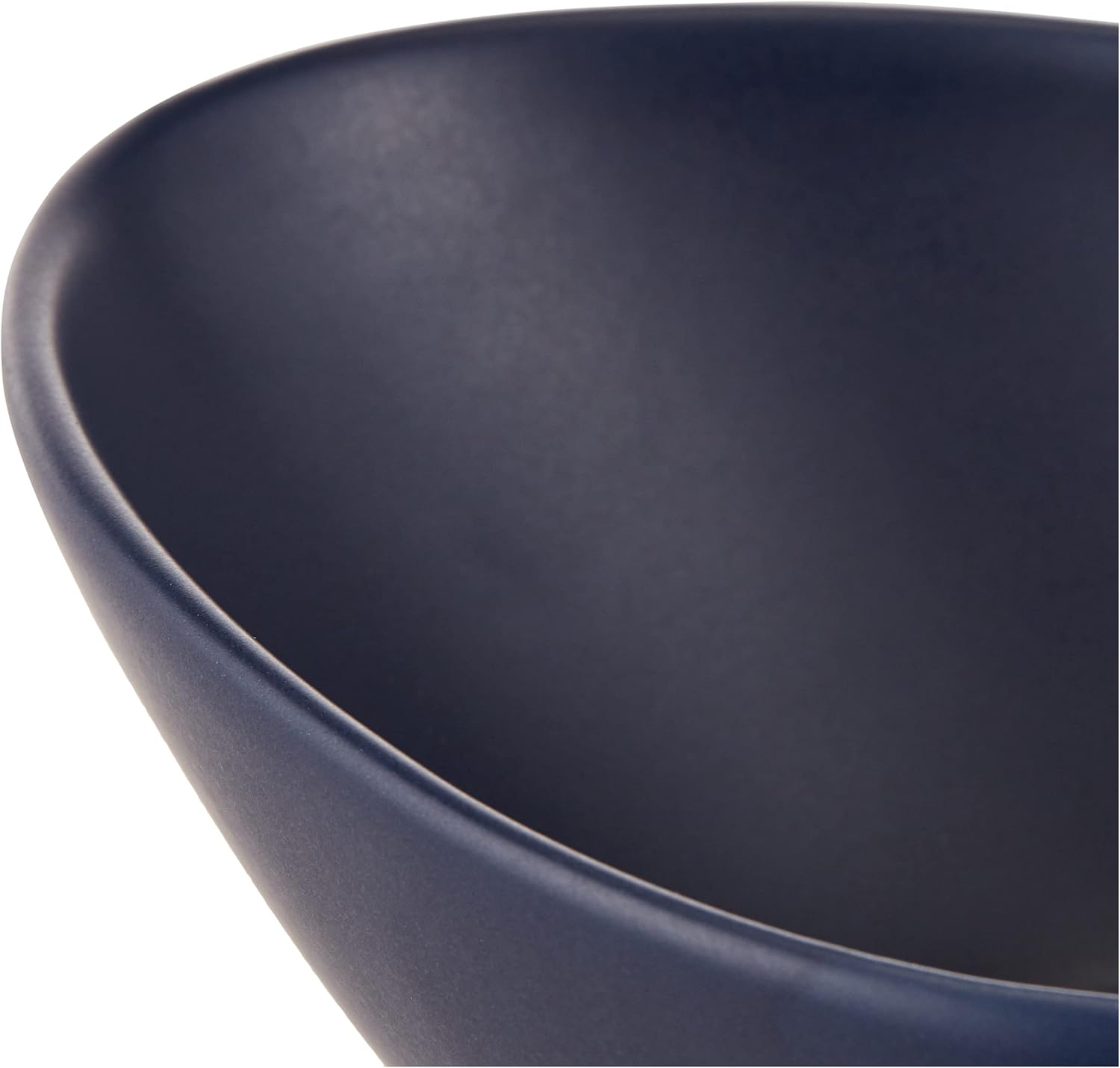 Shallow Matt Bowl, Dark Blue, 18cm - Image 4