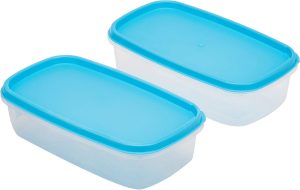 Plastic Forte Food Container, 0.4 Liter (Pack of 2)