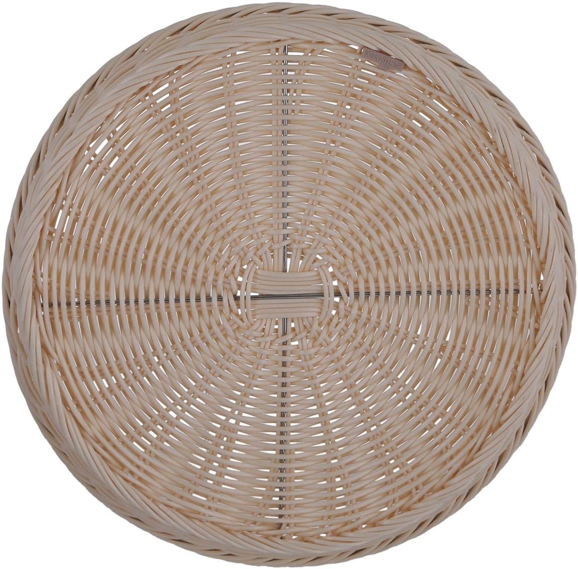 Sunnex Heavy Duty Rattan Basket, Round (34 x 4 cm) - Image 3