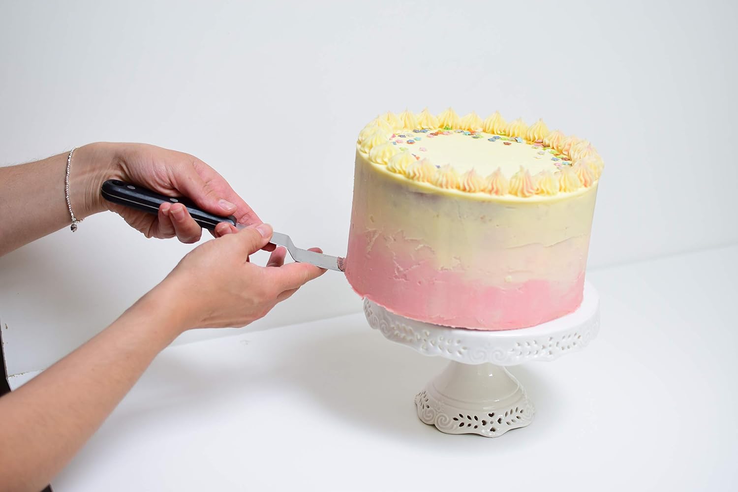 Tala Spreader Stainless Steel Spatula Angled Blade, Silver - Image 4