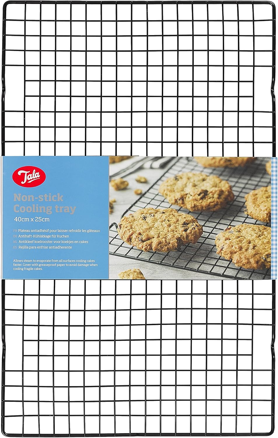 Tala Cake Cooling Tray Non Stick (40 x 25 cm) Black