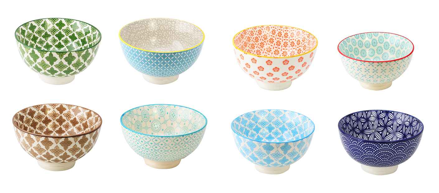 Shallow Assorted Bowl, 4.25 Inch