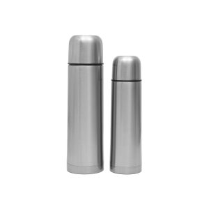 Flask set 1L&0.5L steel 195
