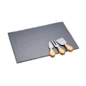 Artes? Slate Cheese Platter Set, 35x25cm, Gift Boxed