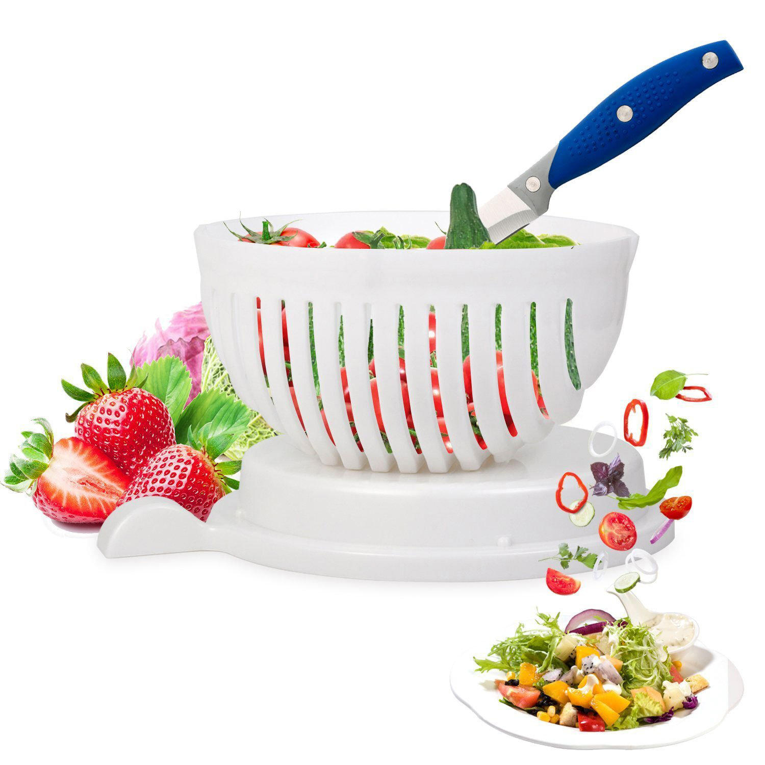 Bd Salad Cutter Bowl