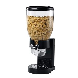 Single Cereal Dispenser, Black, 2L