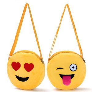 Emoji Smile Carry bag round