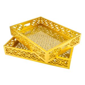 Tray 40X30X6.5cm/36X26X6.5cm-2Pcs Set-BD-TRY-17