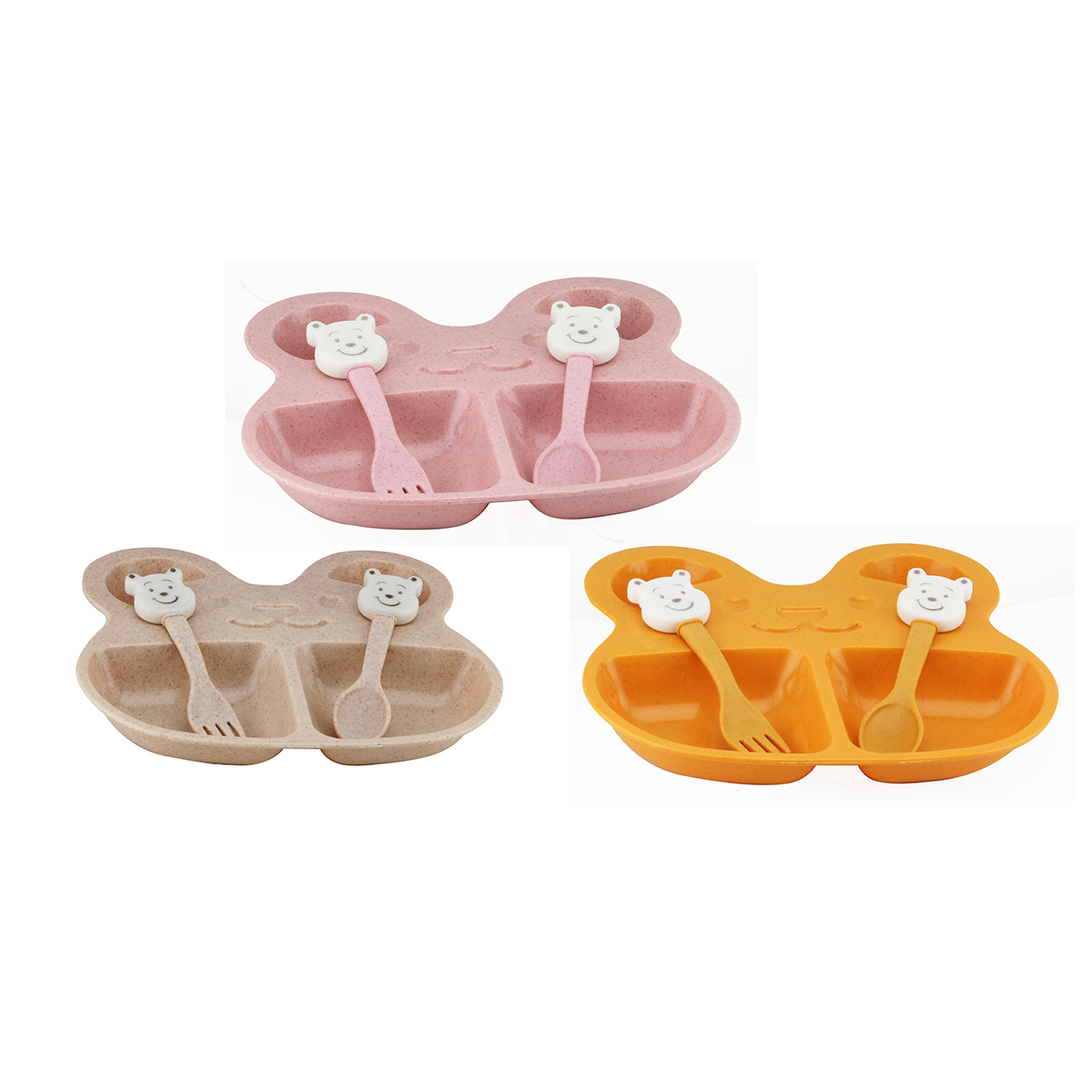 Childern Tableware Set Mix Color-20X17cm