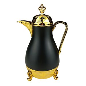 Arabic Flask Matte black+Golden-1L