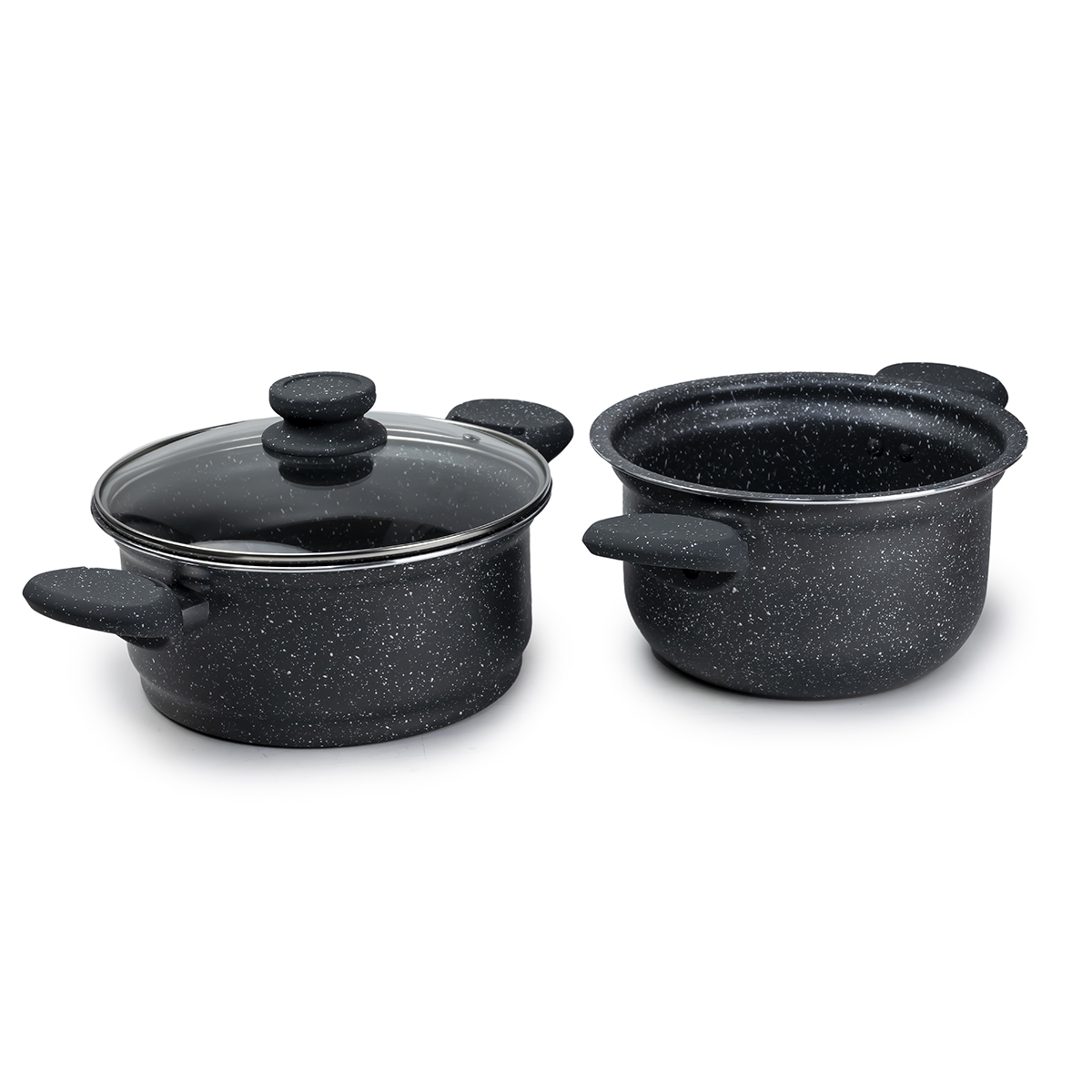 Wilson 2 Layer Steamer with Marble Coating (20 + 22 cm, Black) - Image 3