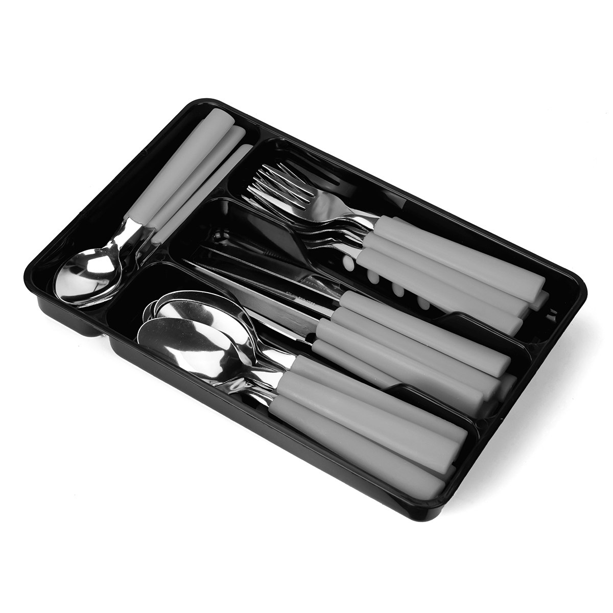 Cutlery Set, 25Pcs/Set, Gray