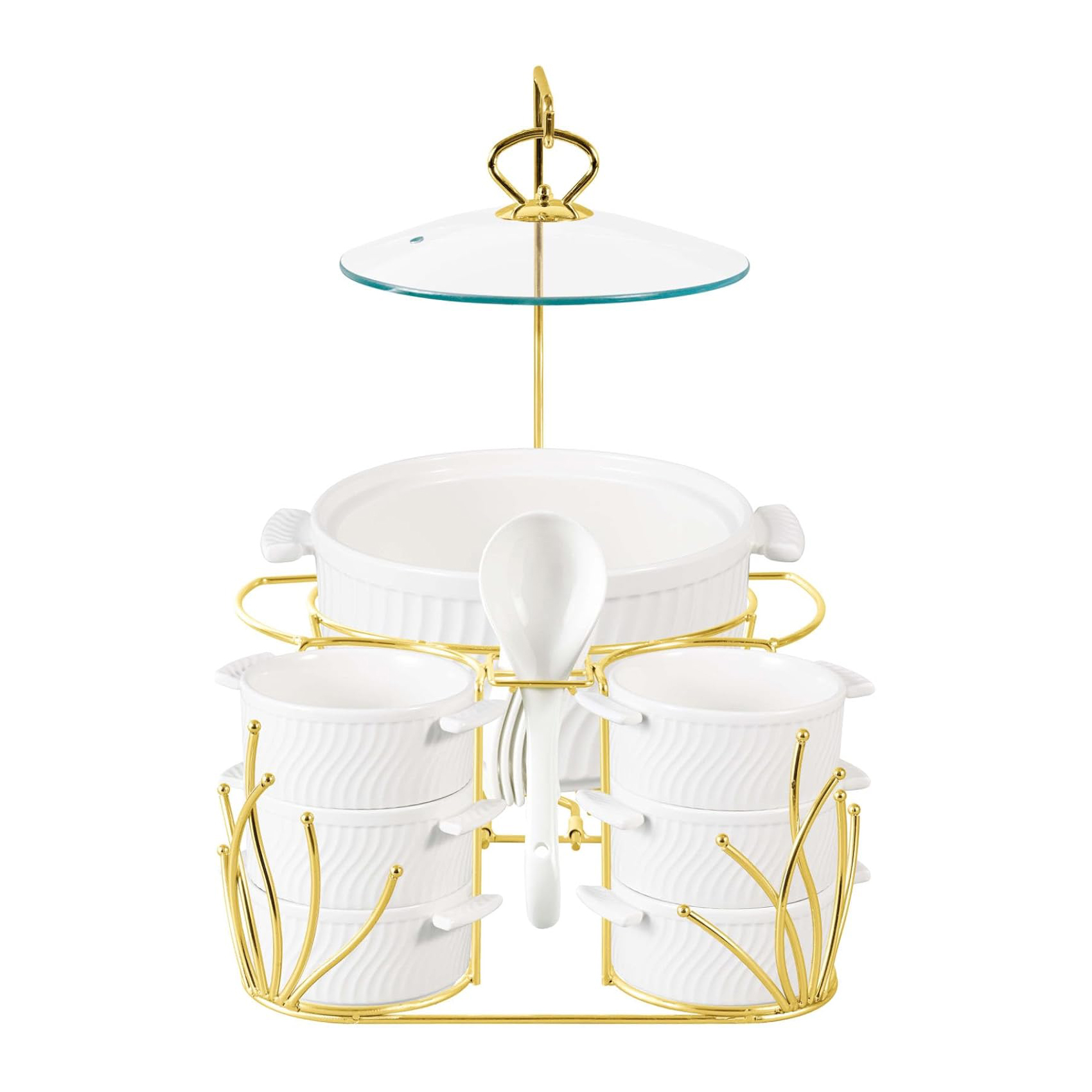 Shallow Soup Set (82827, Multicolor) 16 Pieces