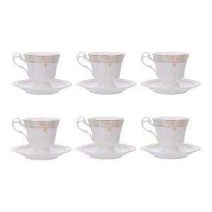 12 Pcs tea Cup and Saucer