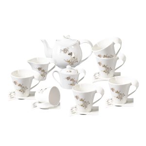 Shallow 15 pc Tea set Flower