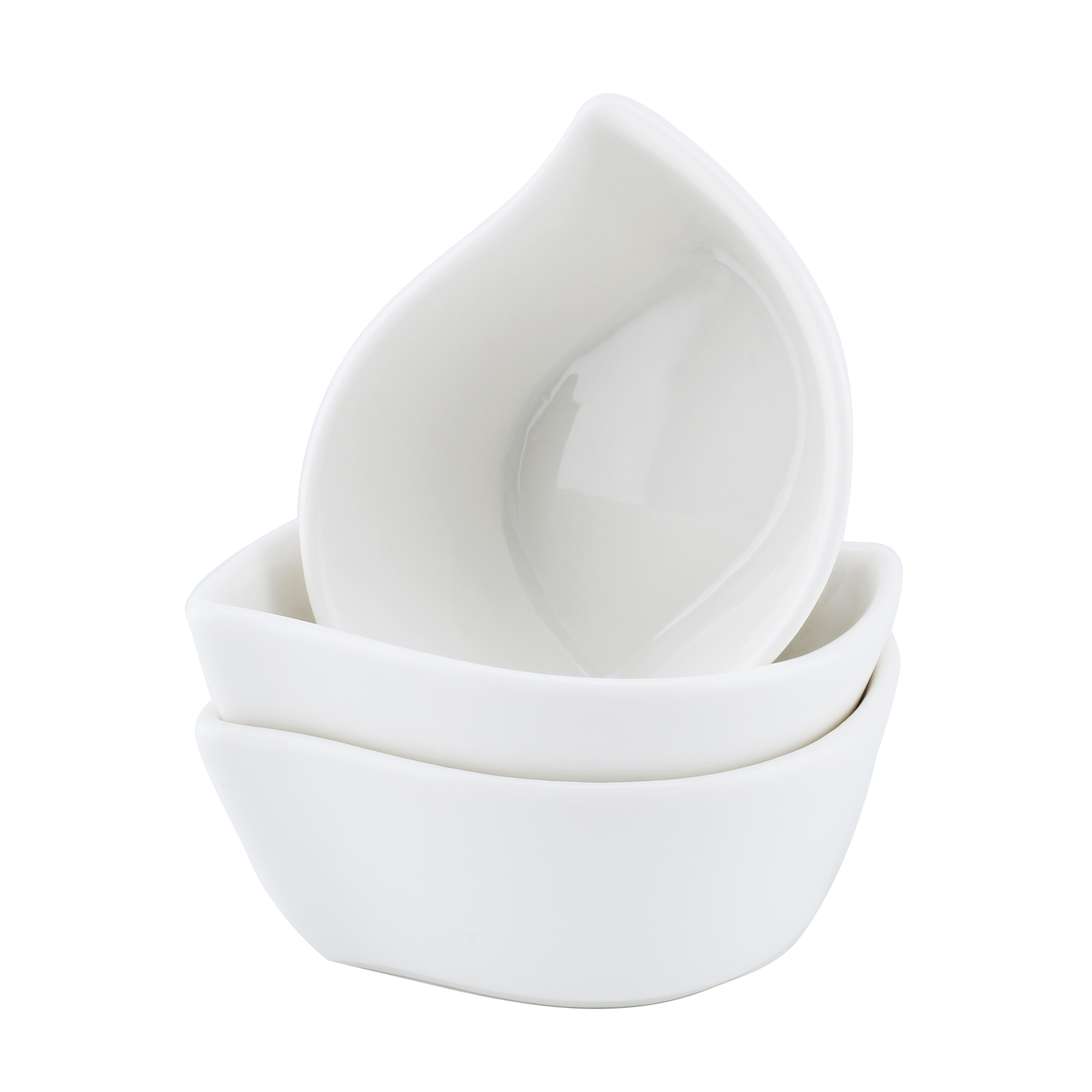 Shallow Bowl with Bamboo Pedestal (13.2 x 10.1 x 5.3) - Image 3