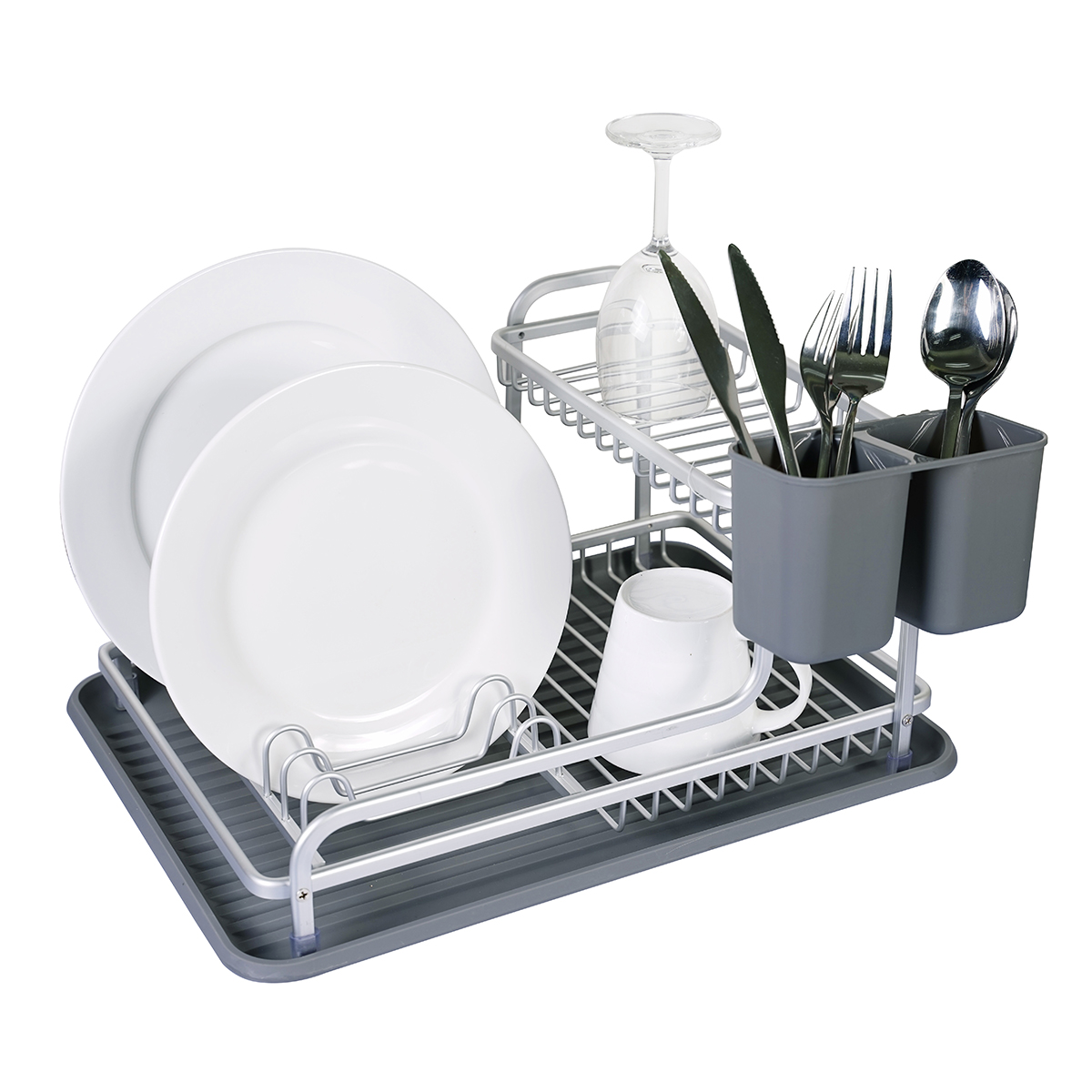 ASHLEY ALU DISHRACK 36X43X23HCM GRY