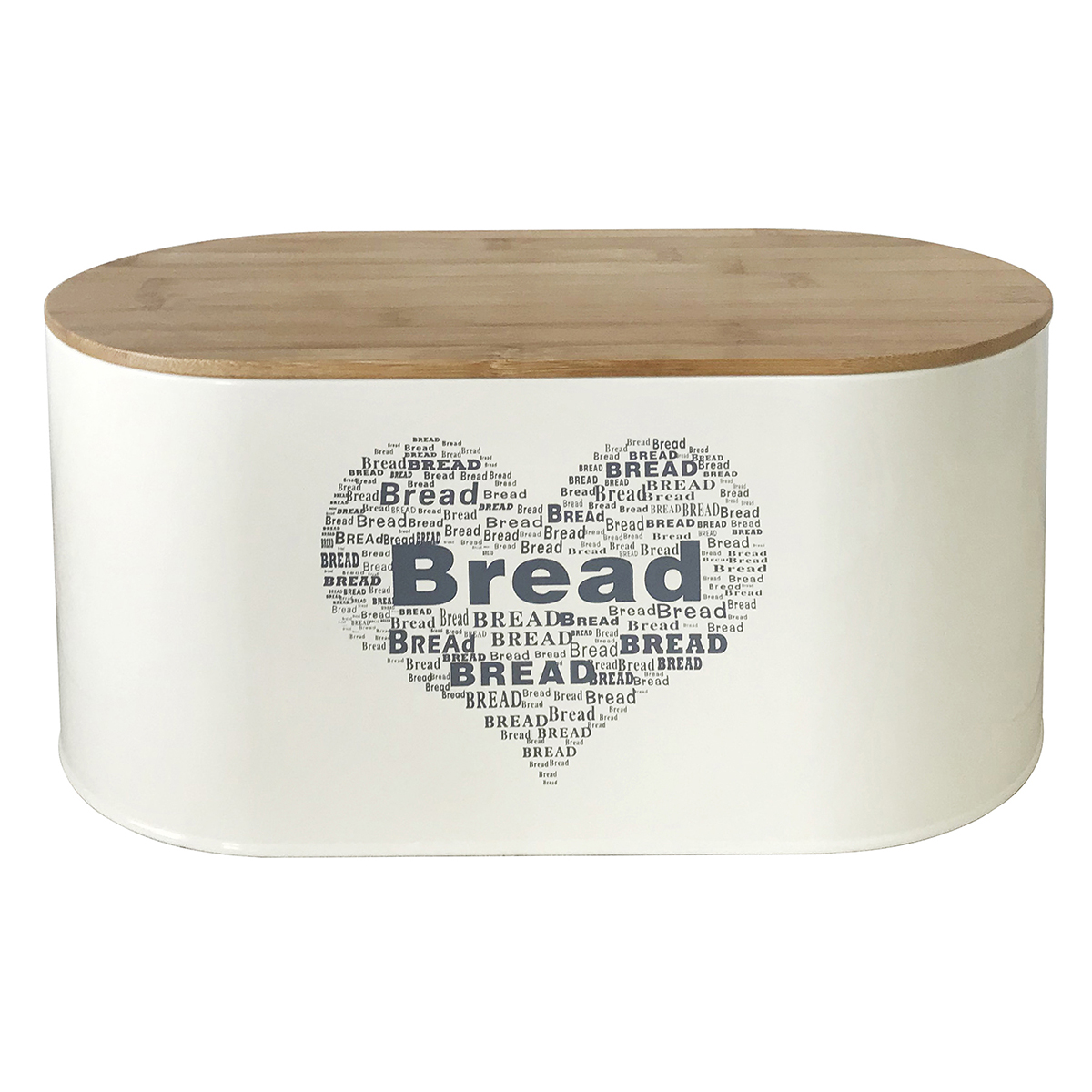 Oval Bread Bin with Bamboo Lid