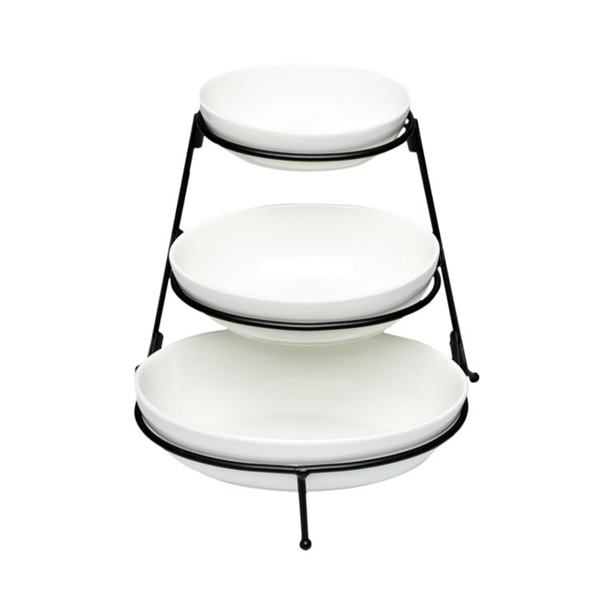 Shallow 3 Tier Oval Bowl (4759) - Image 3