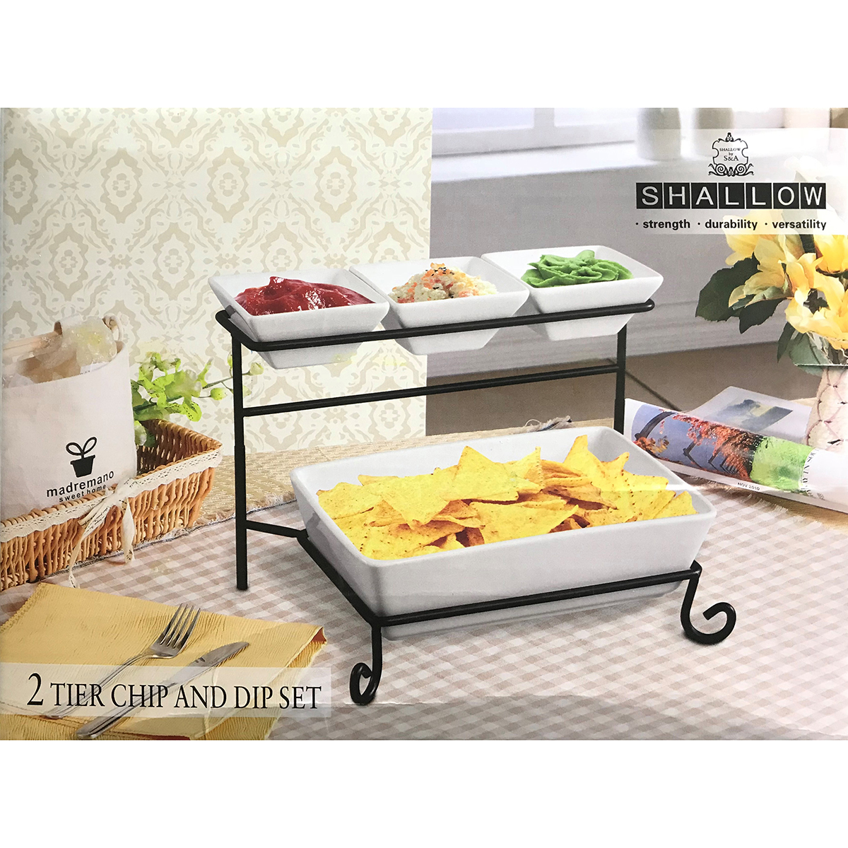 Shallow2 tierServingsetW/Stand) - Image 2