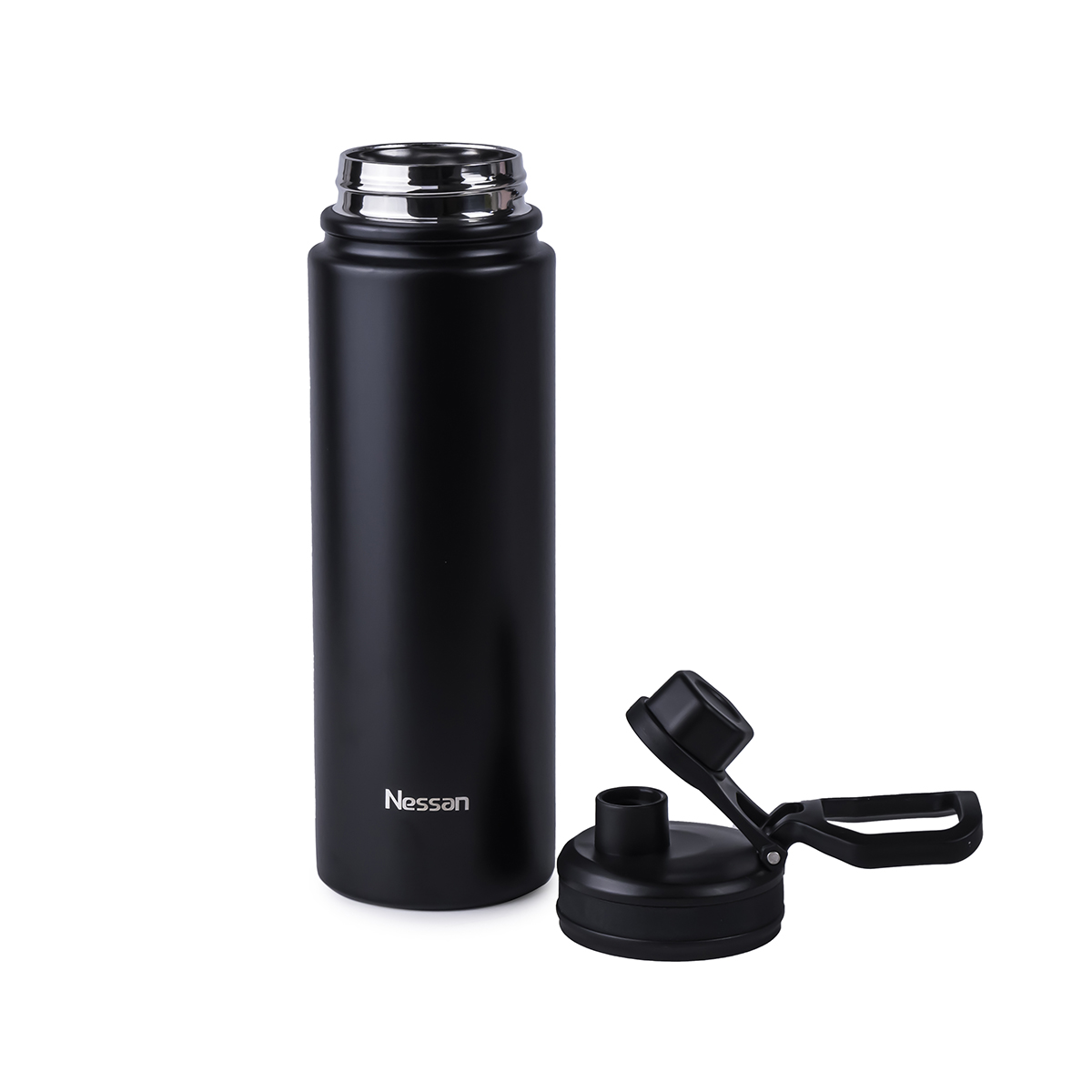 720Ml Travel Flask-BLK - Image 2