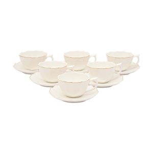 Tea Cup &Saucer 200cc CRWN