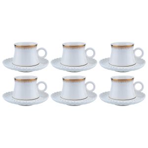 12Pcs Gold Coffee Set