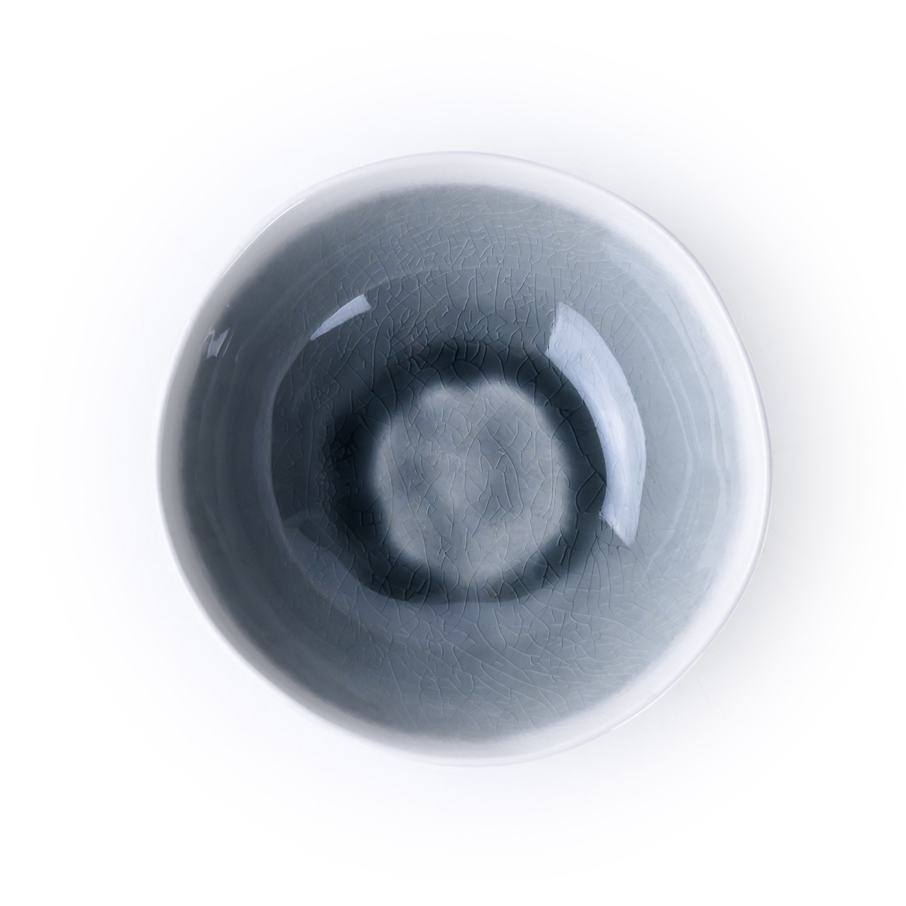 Shallow Iris Bowl, Blue, 17cm - Image 2