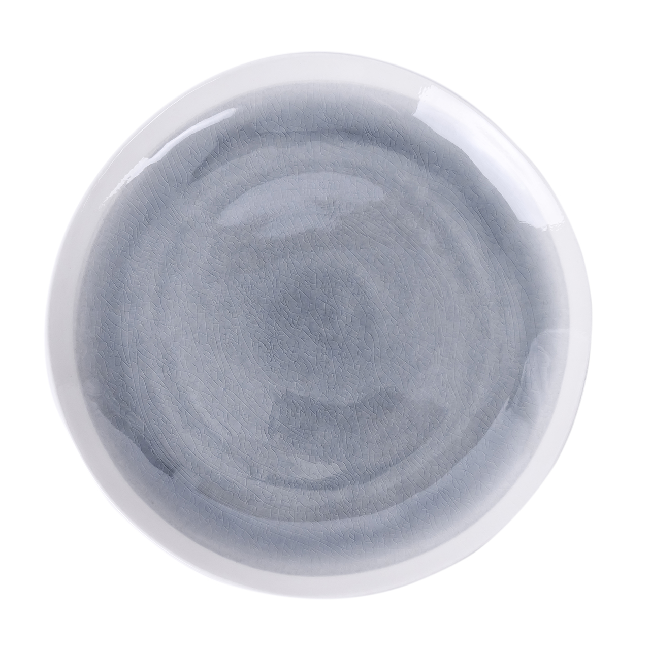 Shallow Dinner Plate, Iris Blue, 27cm - Image 2