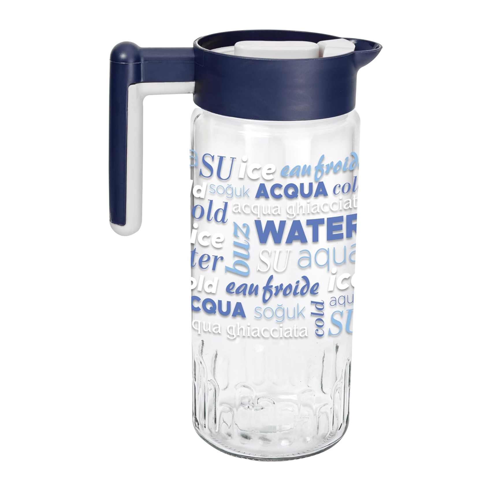 Herevin 1.46 Lt Decorated Jug Water