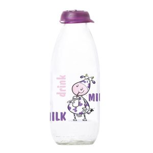 Herevin-1 Ltr Decorated Milk Bottle-111704
