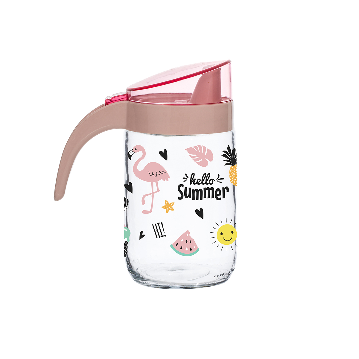 660 cc Decorated Liquid Dispenser-Hello Summer