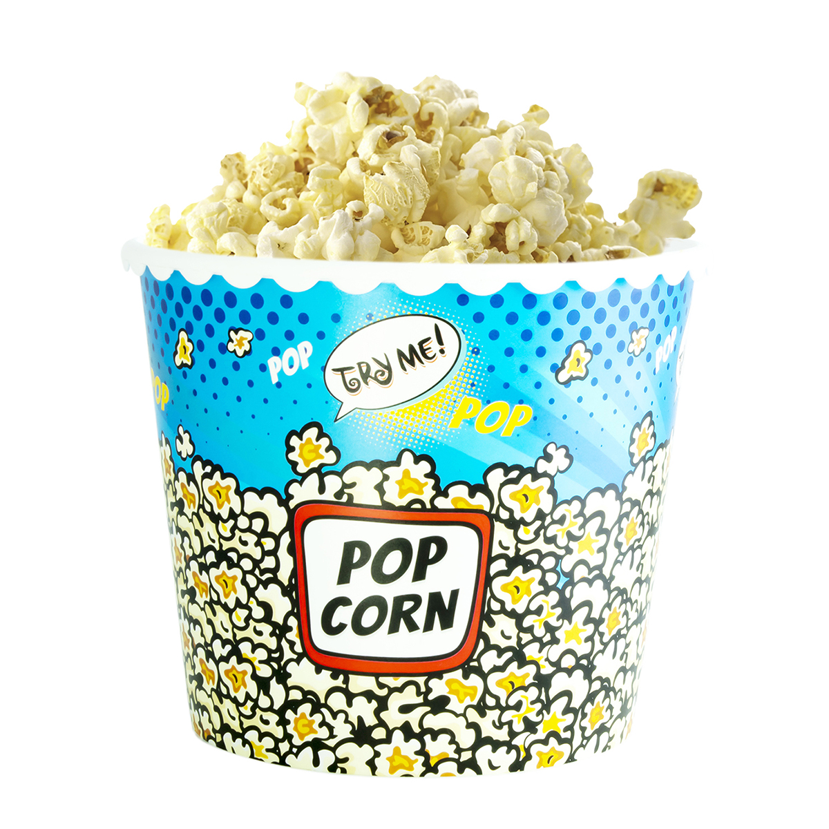 Herevin Popcorn and Chips Bowl, 2.3 Liter, Blue - Image 3