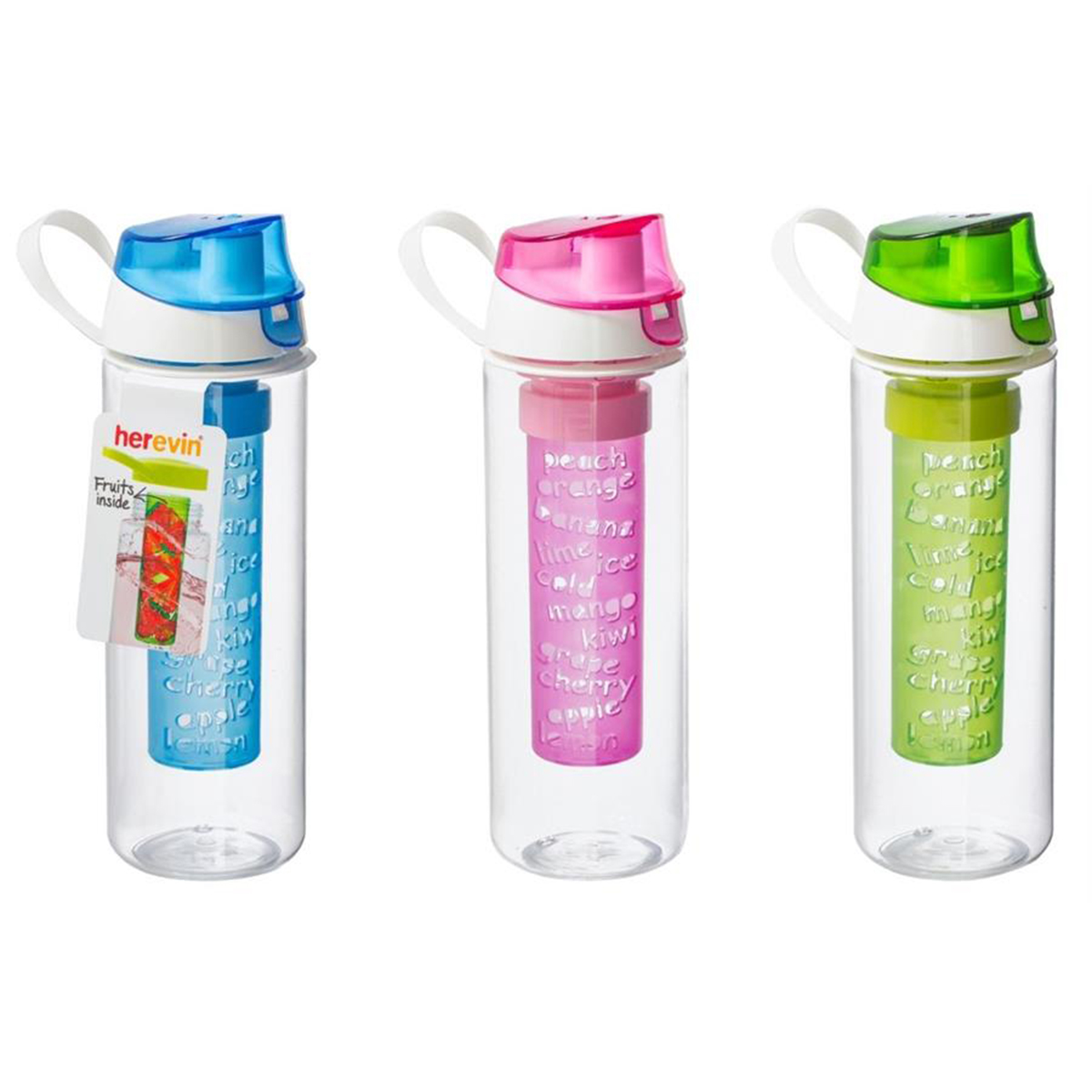 Herevin Bottle with Fruit Infuser-Como-Mix
