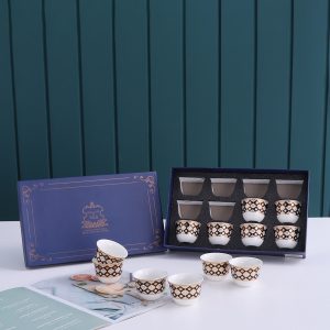 Gazel Bone China 75Ml Cawa Cup 12Pcs