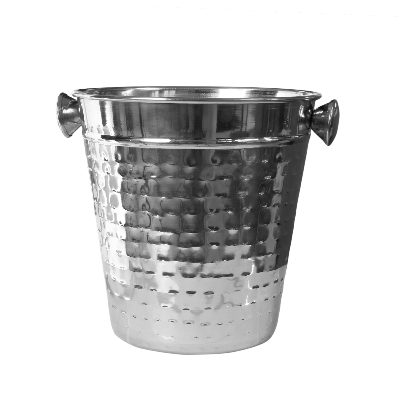 Champagne Bucket Hammered with Knob