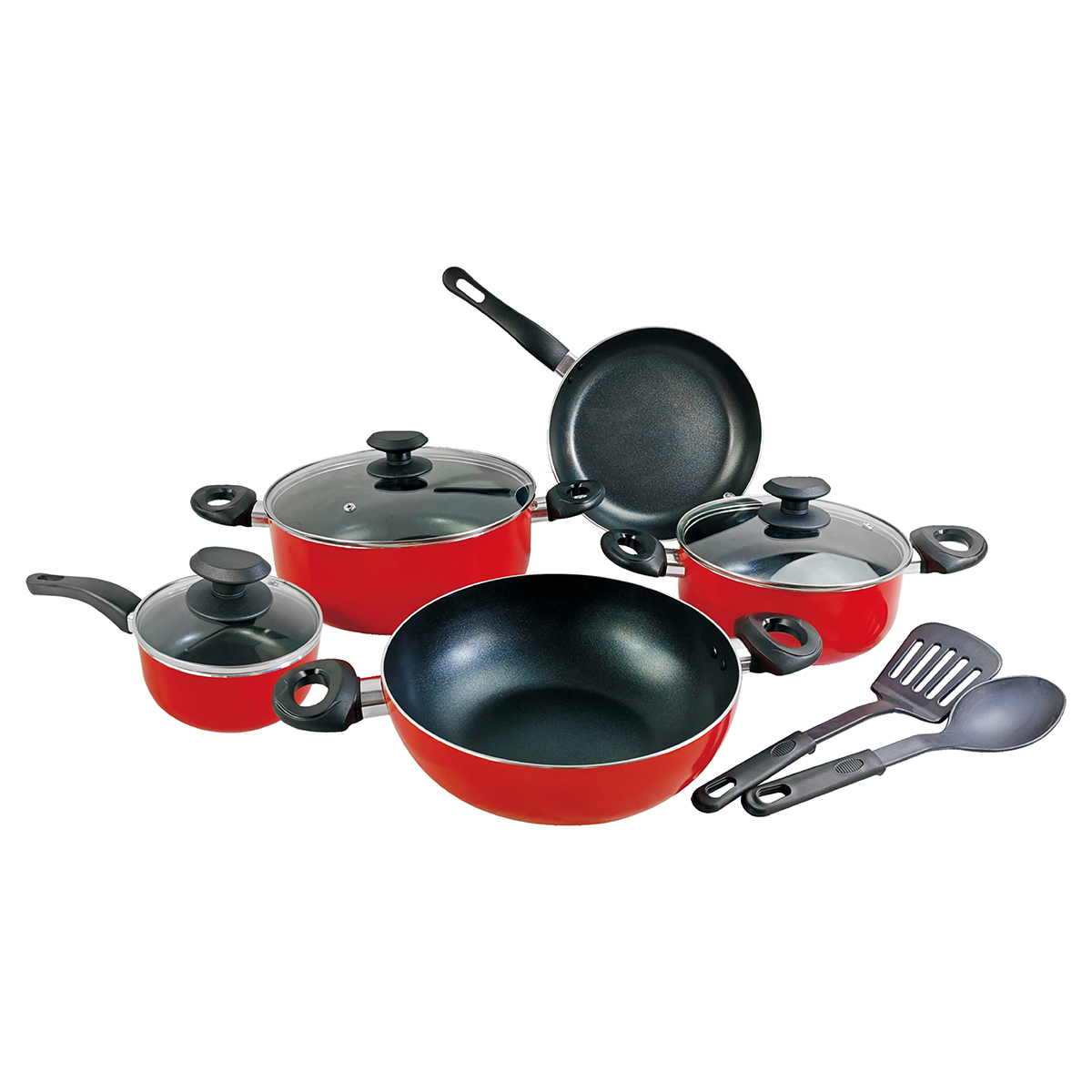 Wilson Presto Stainless Steel Cookware Set, 10 Pieces, Silver - Image 2