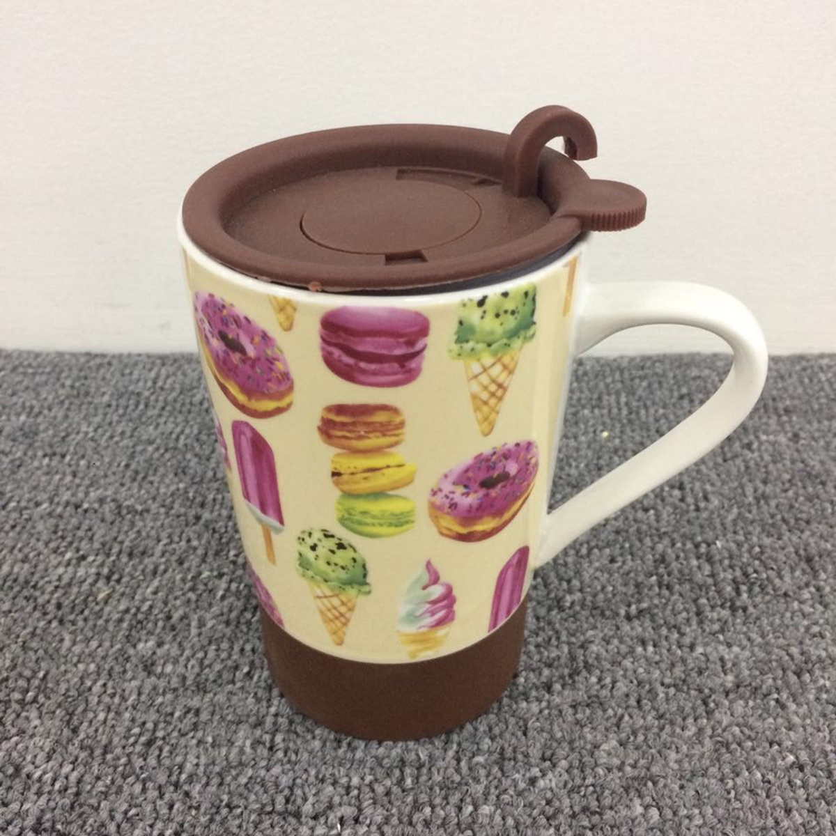 Shallow Mug W/Lid Marcon 0.35L